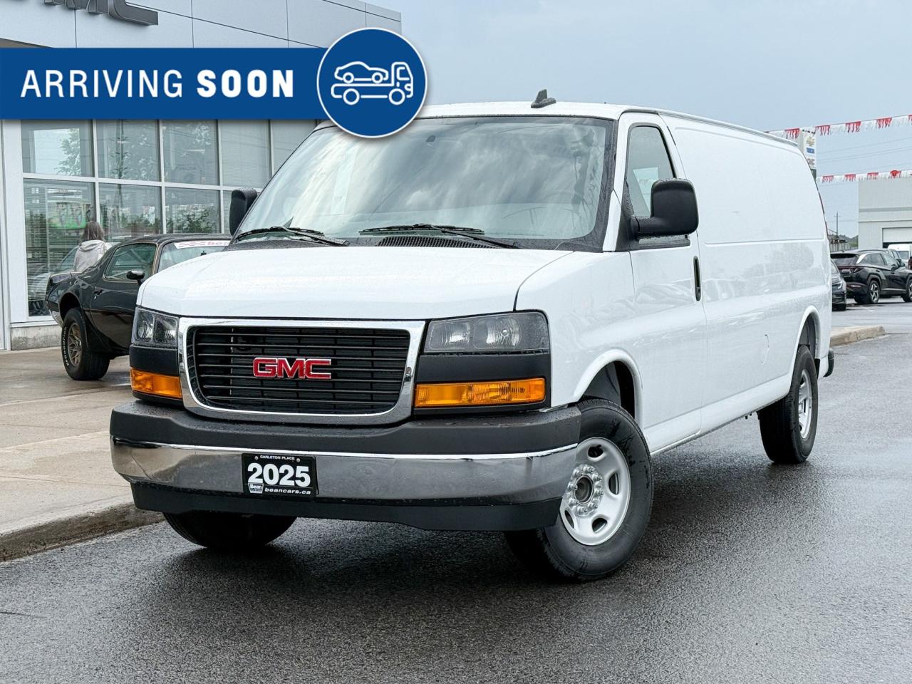 New 2025 GMC Savana 2500 Work Van 4.3L V6, REMOTE START/ENTRY, POWER DRIVER SEAT, AIR CONDITIONING, CRUISE CONTROL, MP3 PLAYER, BLUETOOTH, REAR VISION CAMERA for sale in Carleton Place, ON