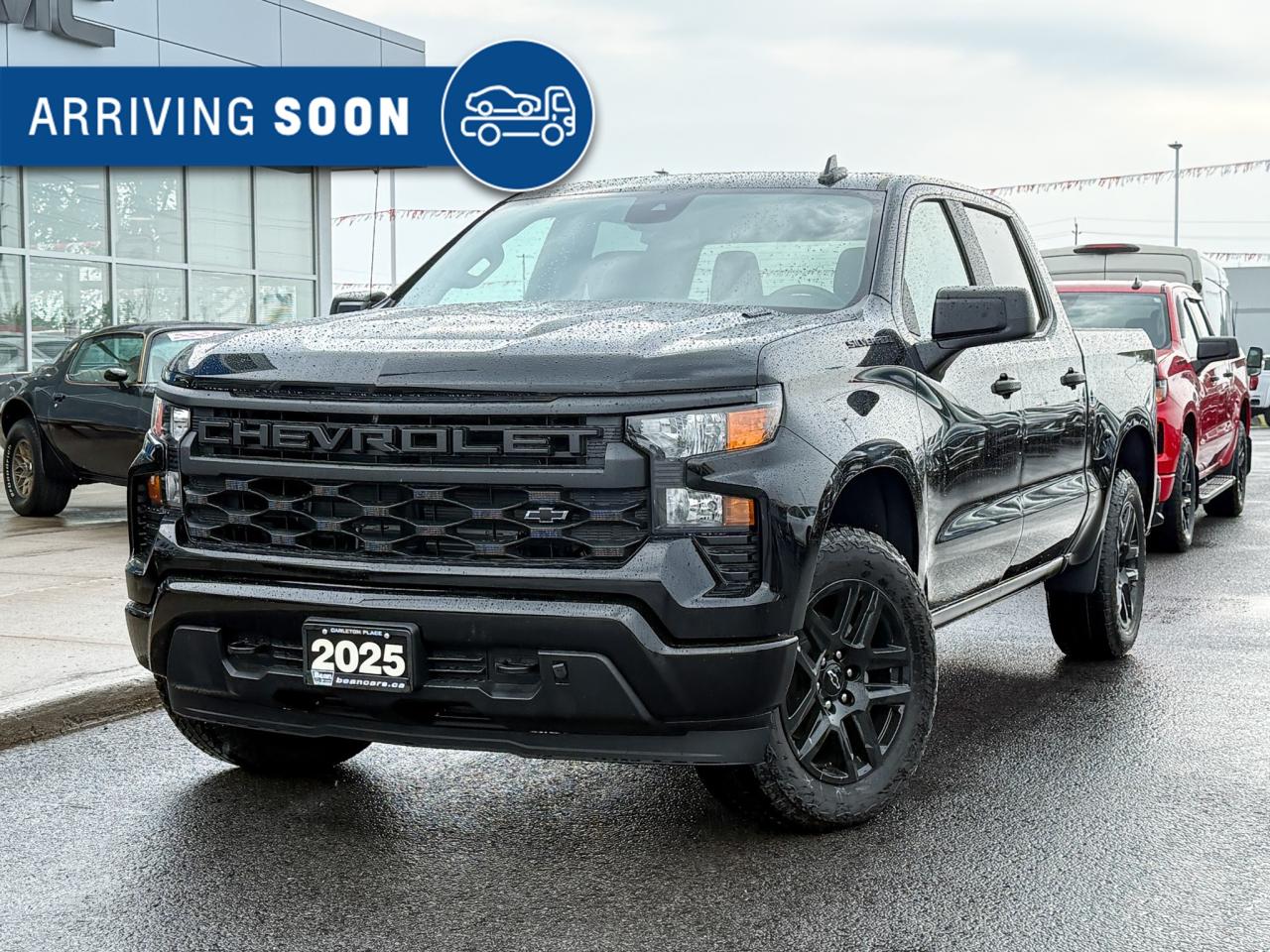 New 2025 Chevrolet Silverado 1500 Custom 2.7L 4 CYL WITH REMOTE START/ENTRY, CRUISE CONTROL, HD REAR VISION CAMERA, WIRELESS APPLE CARPLAY AND ANDROID AUTO for sale in Carleton Place, ON