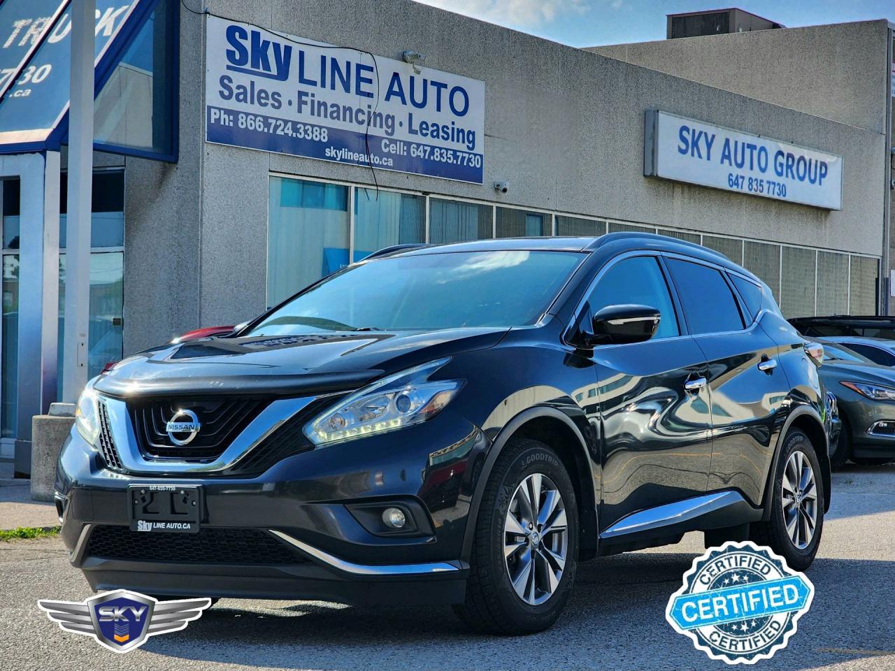 Used 2015 Nissan Murano SL-AWD | NO ACCIDENTS | PANORAMIC | NAVIGATION | HEATED STEERING/SEATS | PUSH START for sale in Concord, ON