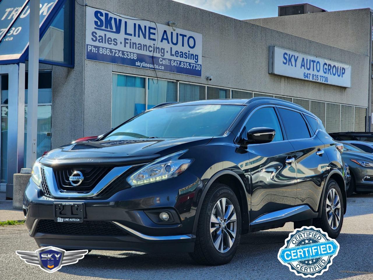 Used 2015 Nissan Murano SL-AWD | NO ACCIDENTS | PANORAMIC | NAVIGATION | HEATED STEERING/SEATS | PUSH START for sale in Concord, ON