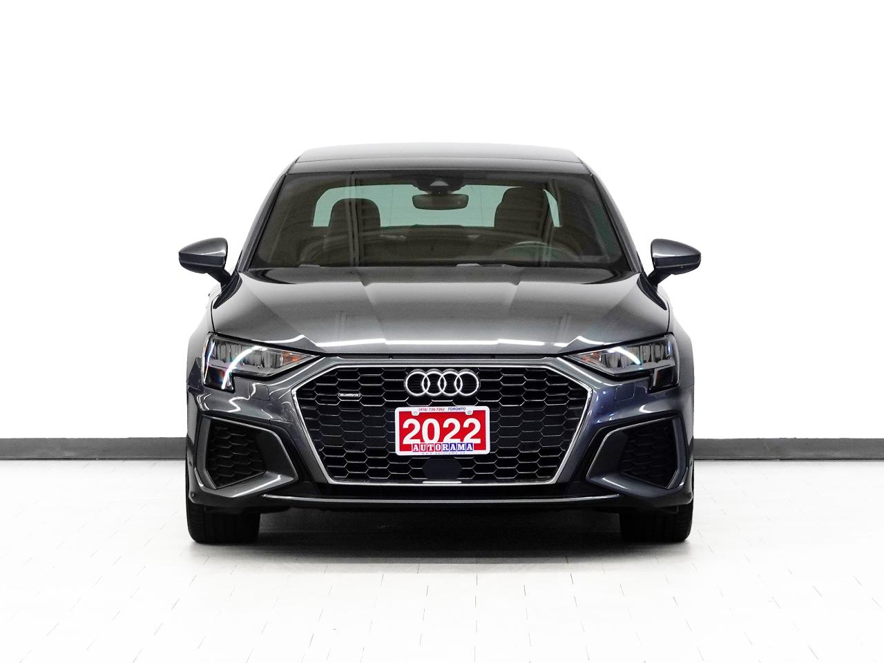 2022 Audi A3 PROGRESIV | S-Line | AWD | Nav | Leather | Sunroof