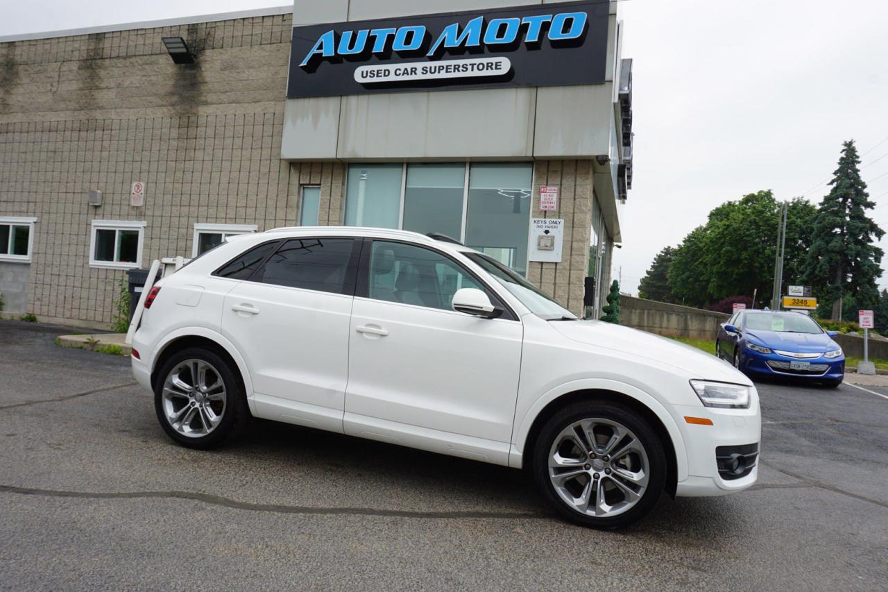 Used 2015 Audi Q3 TECH AWD CERTIFIED *1 OWNER*ACCIDENT FREE* CAMERA NAV BLUETOOTH LEATHER HEATED SEATS PANO ROOF CRUISE ALLOYS for sale in Burlington, ON