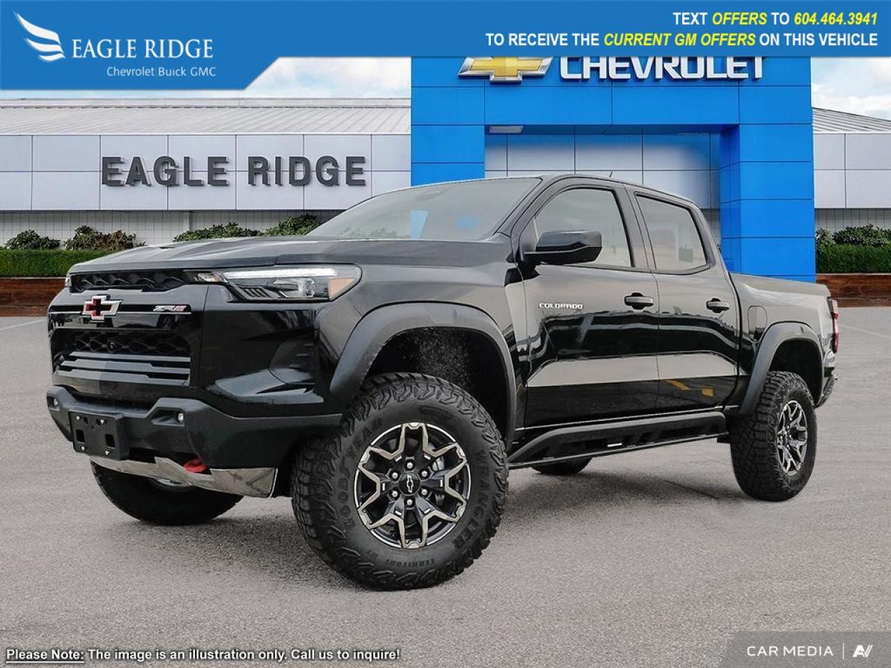 New 2025 Chevrolet Colorado HD surround vision, adaptive cruise control, Automatic stop/Start. 11 display with google built in, ZR2 off-road package, off-road suspension, for sale in Coquitlam, BC