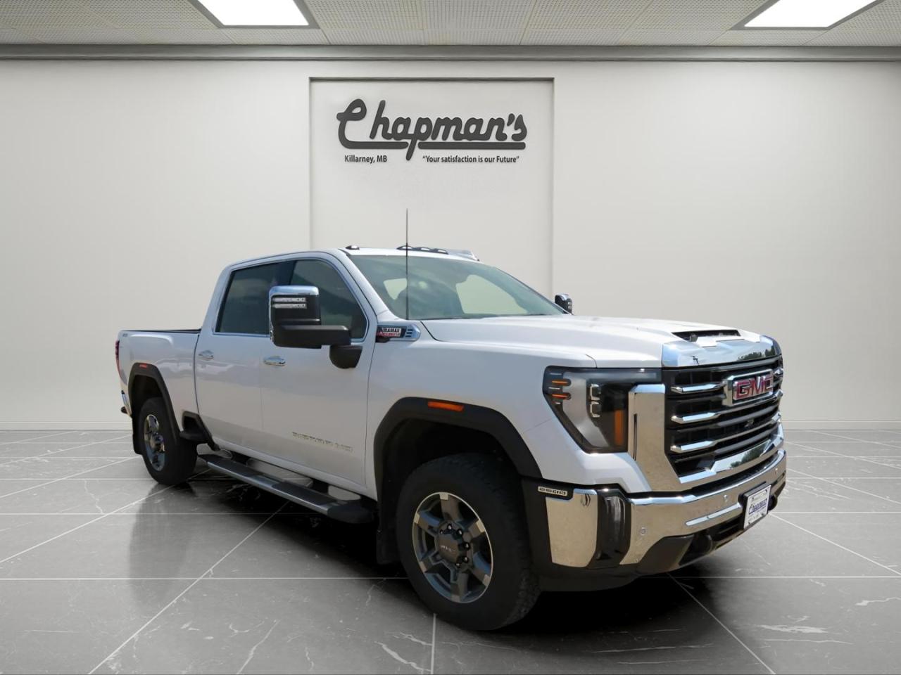 New 2025 GMC Sierra 2500 HD SLT HD Surround Vision, Heated Steering Wheel, Heated/Ventilated Front Seats for sale in Killarney, MB
