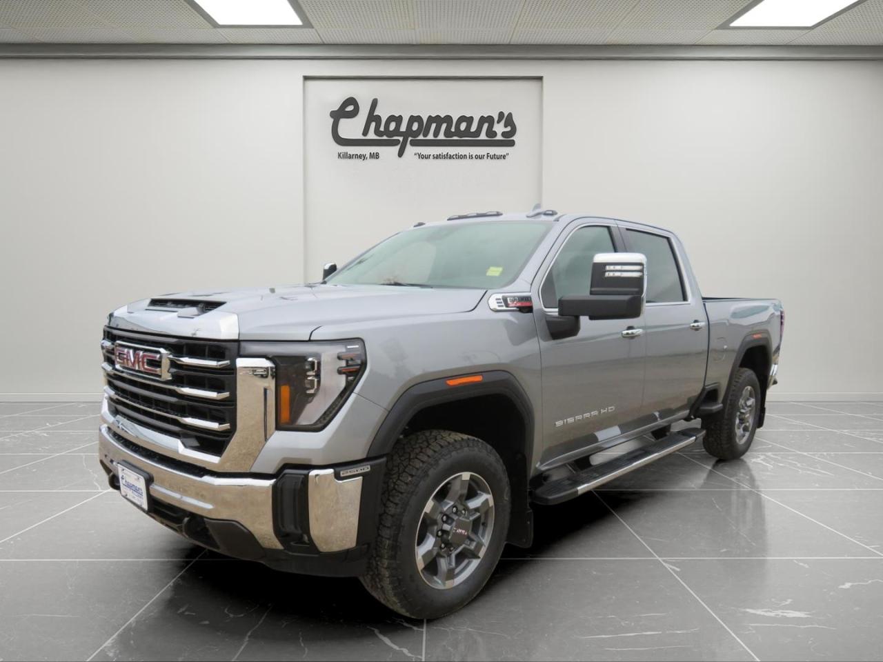 New 2025 GMC Sierra 2500 HD SLT GMC MultiPro Tailgate, Heated Steering Wheel, Heated Seats for sale in Killarney, MB