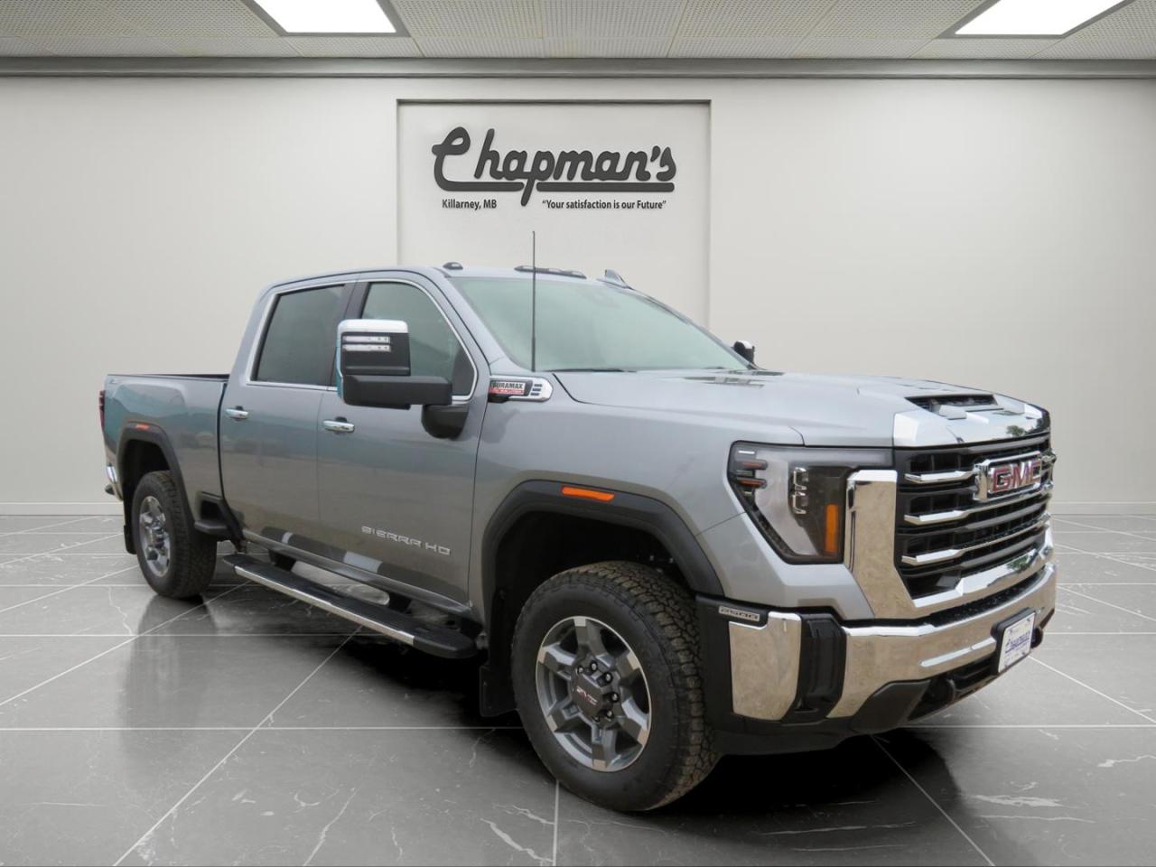 New 2025 GMC Sierra 2500 HD SLT GMC MultiPro Tailgate, Heated Steering Wheel, Heated Seats for sale in Killarney, MB