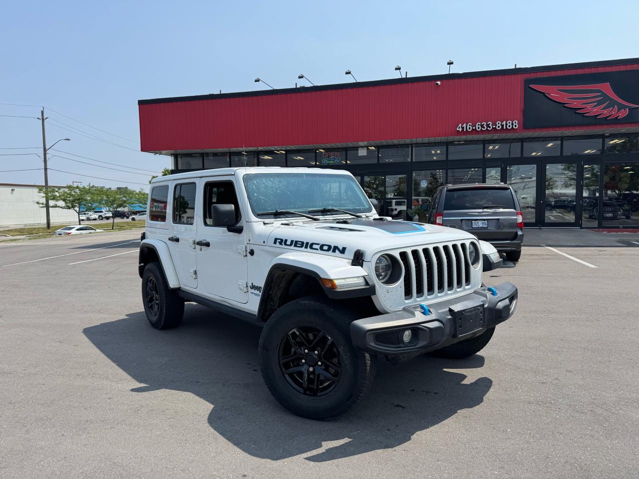 Used 2021 Jeep Wrangler 4xe UNLIMITED RUBICON 4WD LEATHER NAV B/SPOT CAMER for sale in North York, ON