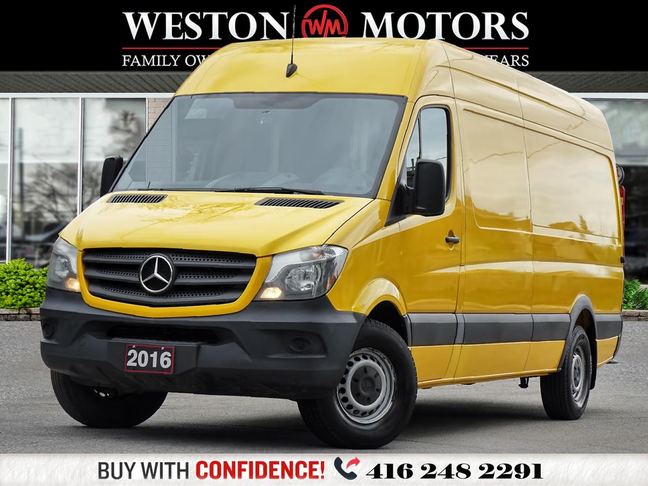 Used 2016 Mercedes-Benz Sprinter EXT*SHELVING*REV-CAM*DIESEL*HIGH ROOF*POWER WINDOW for sale in Toronto, ON