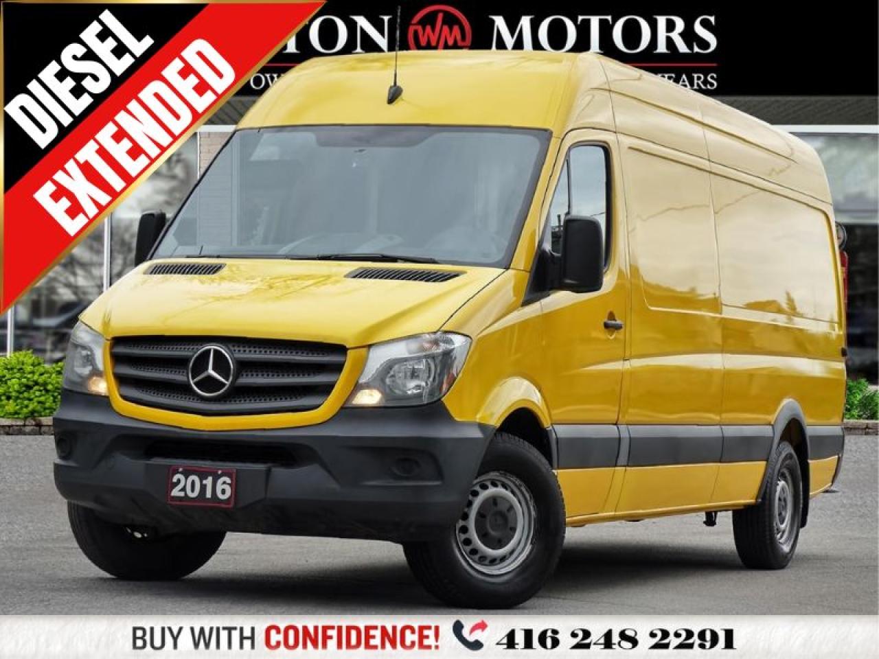 2016 Mercedes-Benz Sprinter EXT*SHELVING*REV-CAM*DIESEL*HIGH ROOF*POWER WINDOW