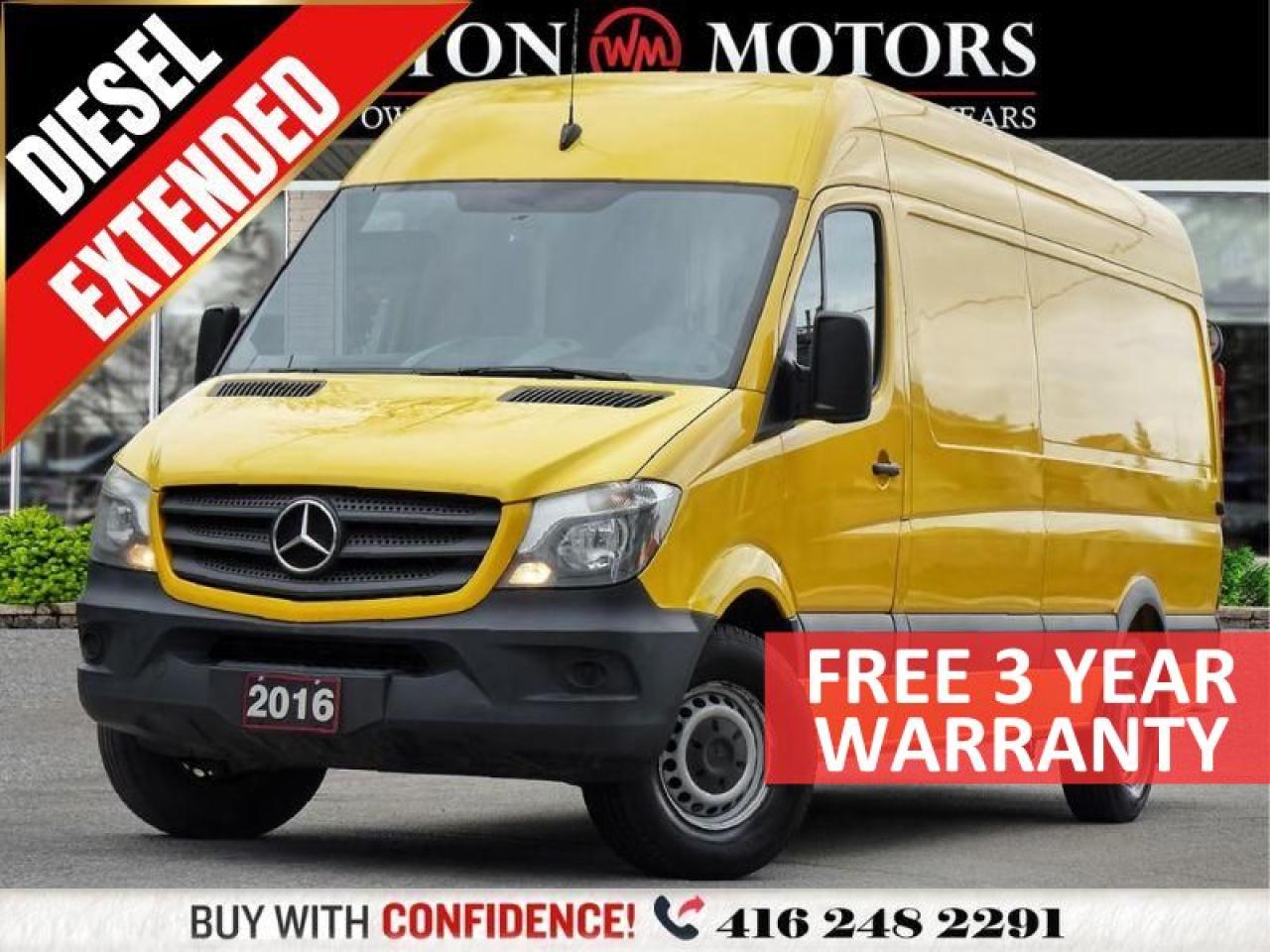 2016 Mercedes-Benz Sprinter EXT*SHELVING*REV-CAM*DIESEL*HIGH ROOF*POWER WINDOW