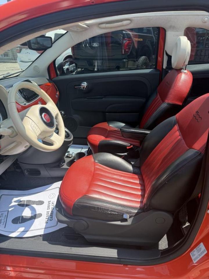 2016 Fiat 500 C POP/CONVERTIBLE/LEATHER/ONE OWNER - Photo #7