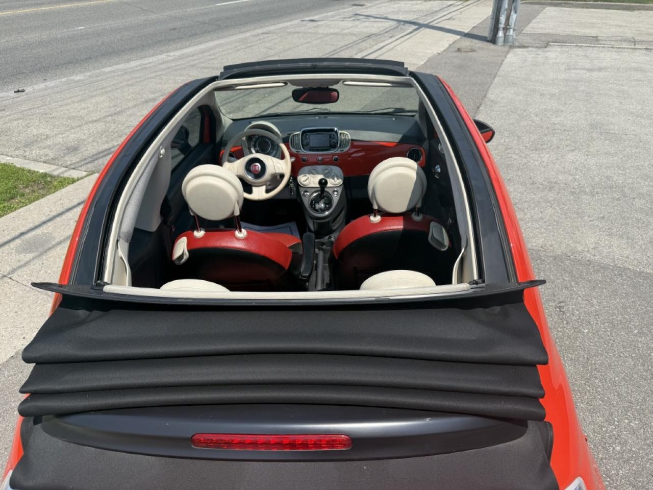 2016 Fiat 500 C POP/CONVERTIBLE/LEATHER/ONE OWNER - Photo #6