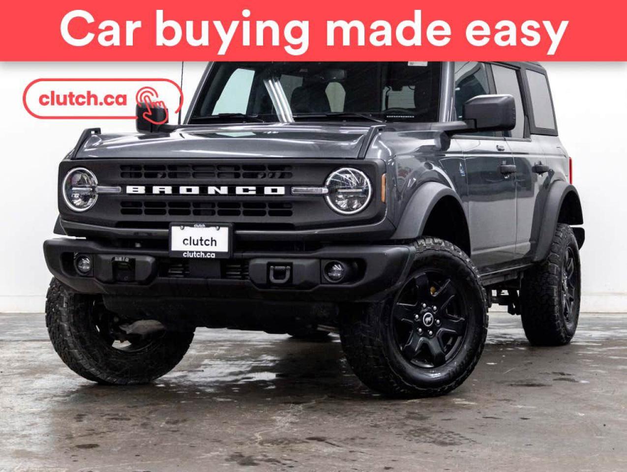 Used 2023 Ford Bronco Black Diamond 4x4 w/Apple CarPlay & Android Auto, Heated Front Seats, Backup Cam for sale in Toronto, ON