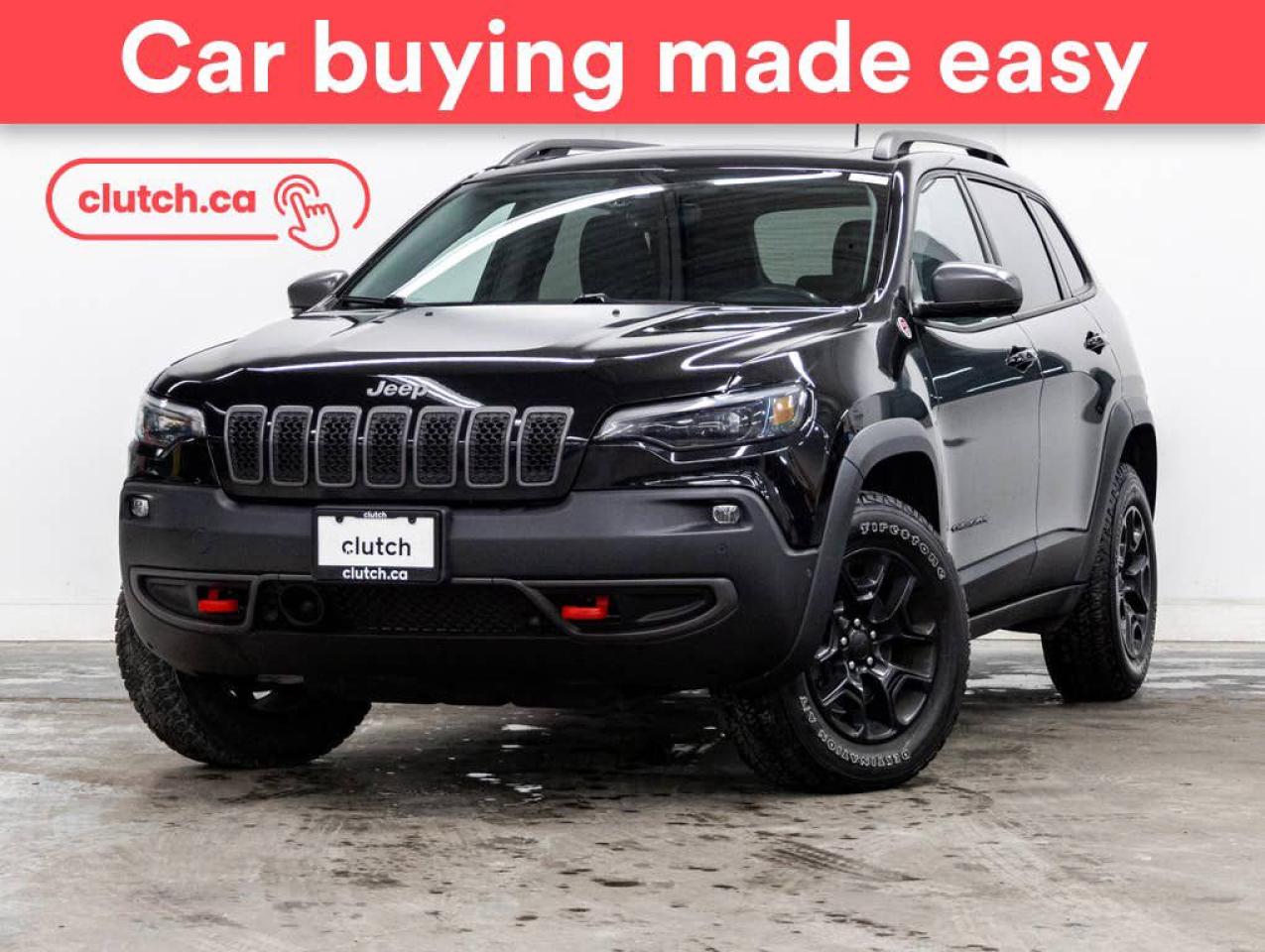 Used 2019 Jeep Cherokee Trailhawk L Plus 4x4 w/Apple CarPlay & Android Auto, Heated Front Seats, Backup Cam for sale in Toronto, ON