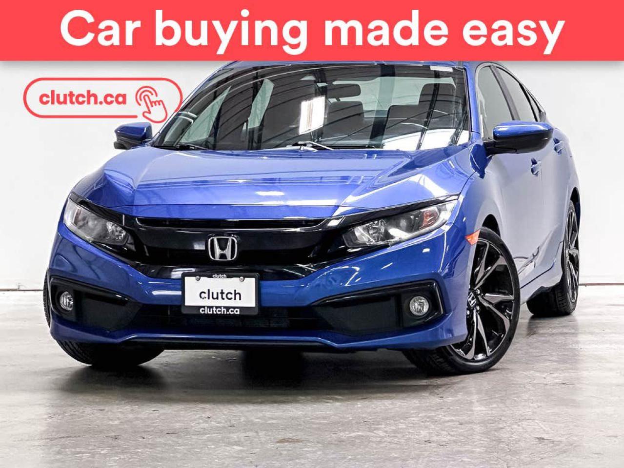 Used 2019 Honda Civic Sport w/ Apple CarPlay, Heated Front Seats, Rearview Cam for sale in Toronto, ON