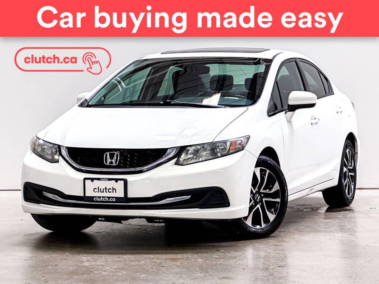 Used 2015 Honda Civic EX w/ Heated Front Seats, Rearview Camera, Cruise Control for sale in Toronto, ON