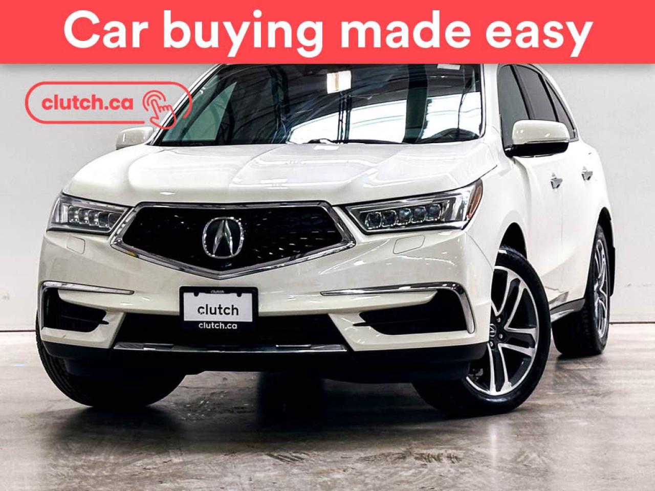 Used 2017 Acura MDX SH-AWD w/ Nav Pkg. w/ Nav, Heated Front Seats, Rearview Cam for sale in Toronto, ON