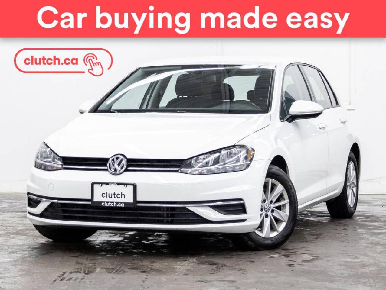 Used 2018 Volkswagen Golf Trendline w/ Apple CarPlay & Android Auto, Heated Front Seats, Rearview Cam for sale in Toronto, ON