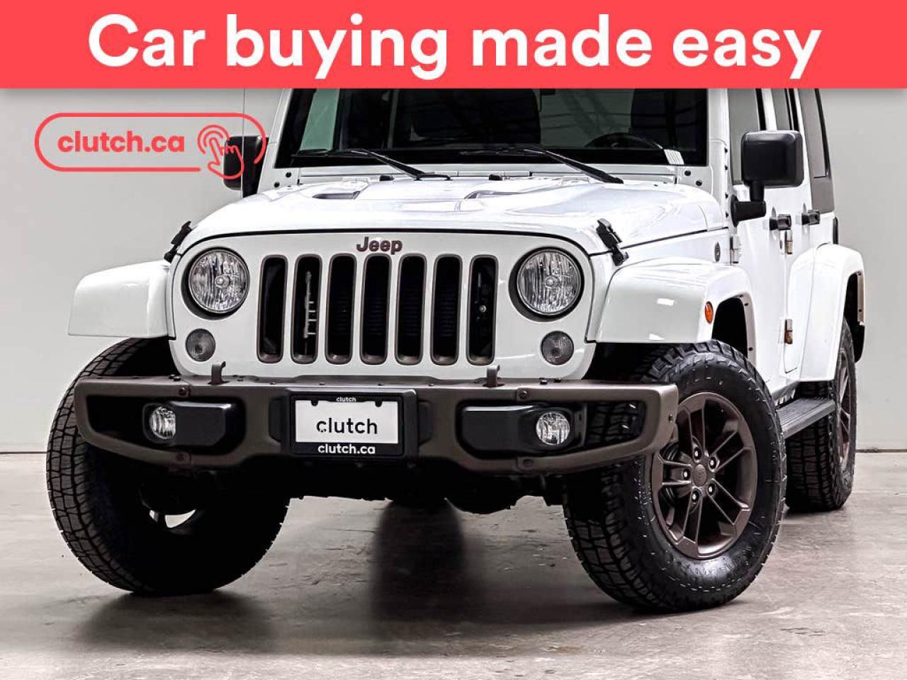 Used 2016 Jeep Wrangler Unlimited Sahara 4WD w/ Nav, Heated Front Seats, Cruise Control for sale in Toronto, ON