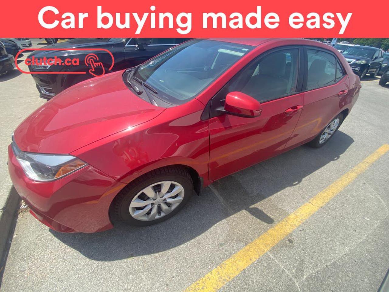 Used 2015 Toyota Corolla LE w/ Front Heated Seats, Rearview Cam, Climate Control for sale in Toronto, ON