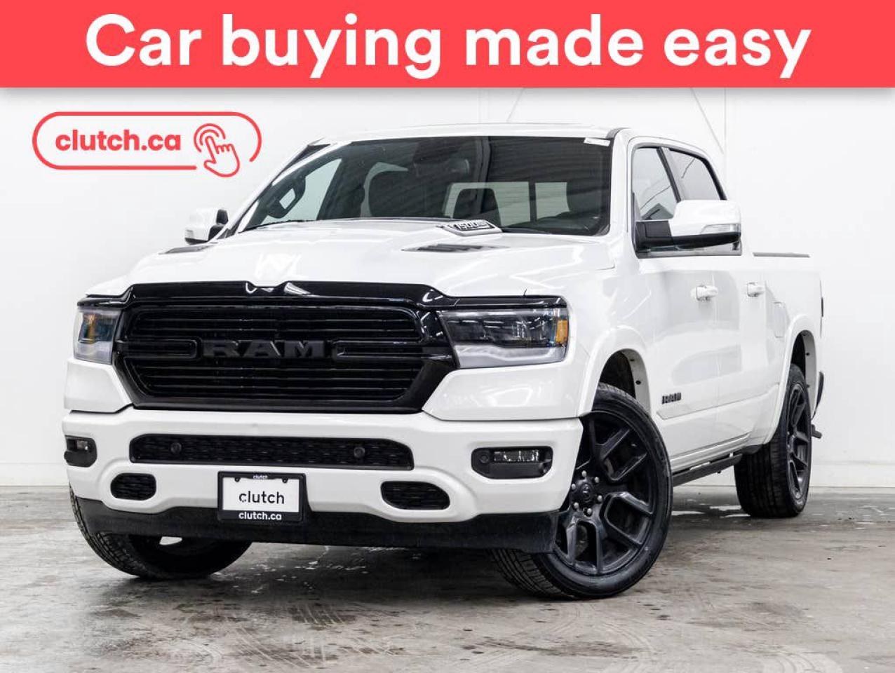Used 2020 RAM 1500 Laramie Night Crew Cab 4X4 w/Apple CarPlay & Android Auto, Heated Front Seats, Backup Cam for sale in Toronto, ON