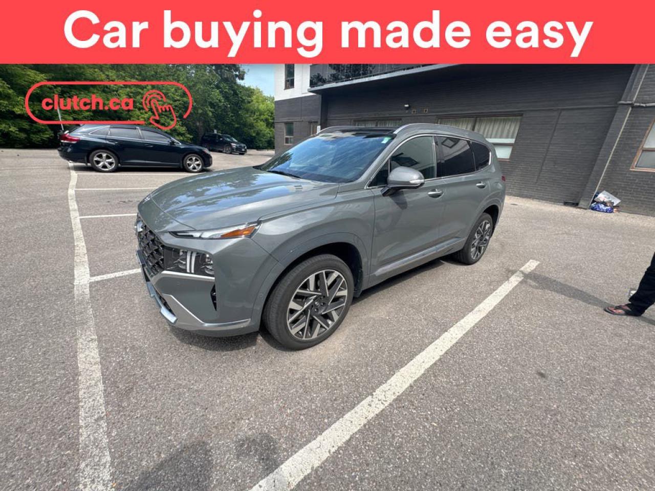 Used 2023 Hyundai Santa Fe Ultimate Calligraphy AWD w/ Apple CarPlay, Heated Front Seats, Rearview Cam for sale in Toronto, ON