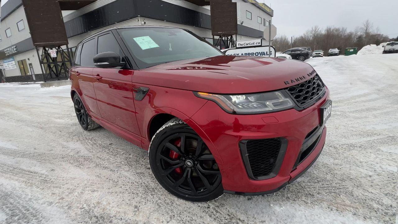 2020 Land Rover Range Rover Sport SVR AWD,  MOONROOF, HEATED LEATHER SEATS, POWER LIFTGATE, BACK UP CAM, NAV!! Photo