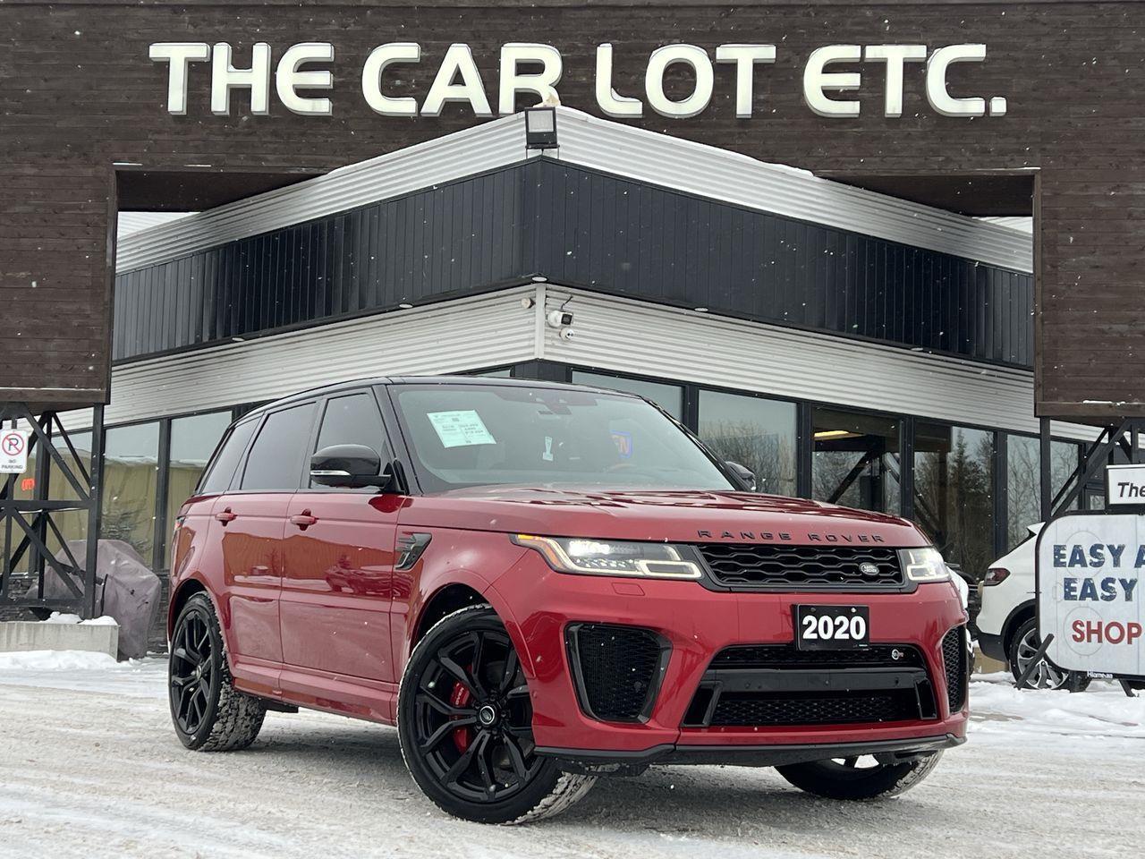 2020 Land Rover Range Rover Sport SVR AWD,  MOONROOF, HEATED LEATHER SEATS, POWER LIFTGATE, BACK UP CAM, NAV!! Photo0