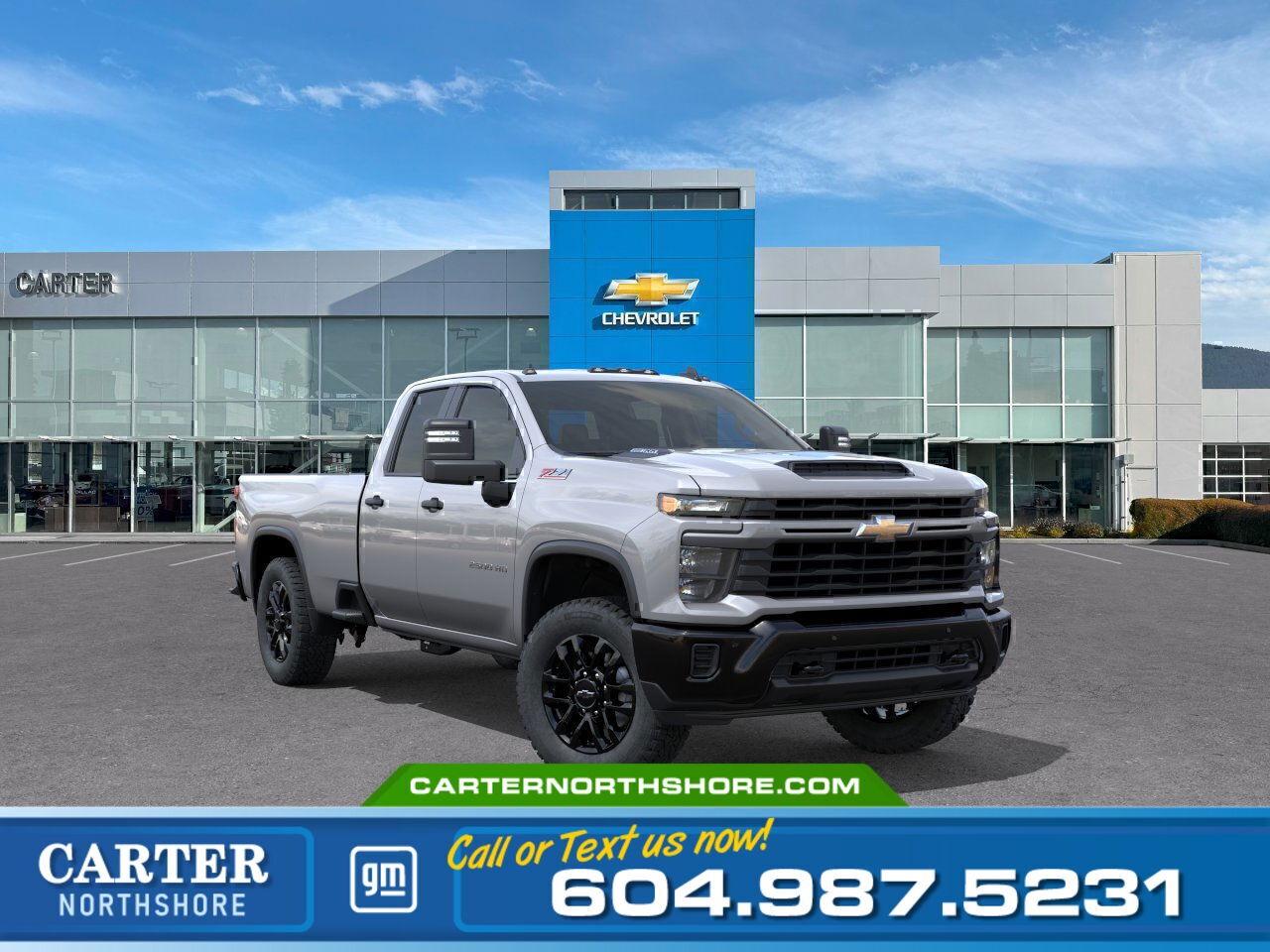 New 2025 Chevrolet Silverado 2500 HD CUSTOM 4WD | Z71 Off-Road Pkg/HD Cam for sale in North Vancouver, BC