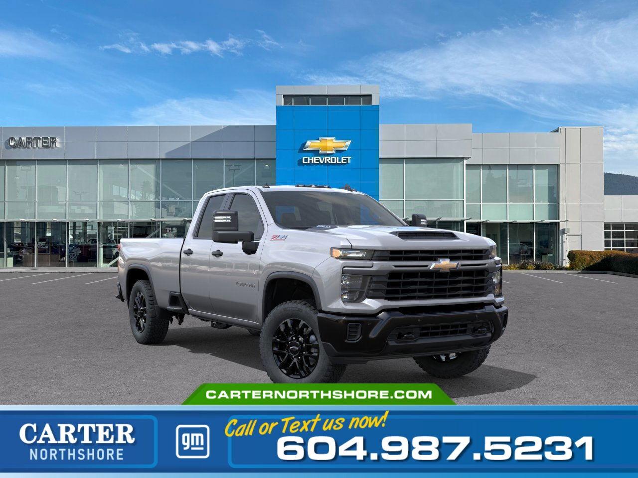 New 2025 Chevrolet Silverado 2500 HD CUSTOM 4WD | Z71 Off-Road Pkg/HD Cam for sale in North Vancouver, BC
