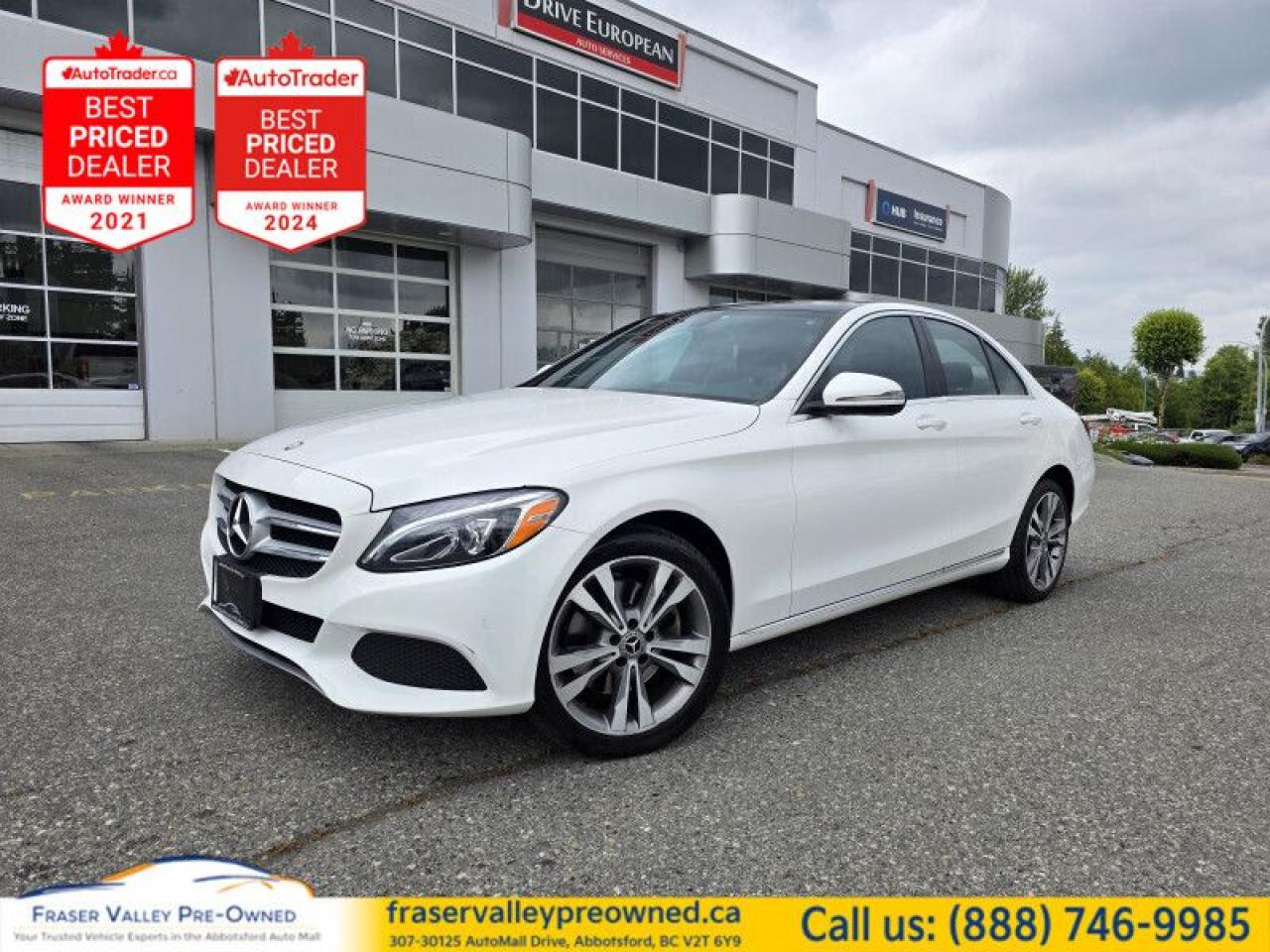 Used 2017 Mercedes-Benz C-Class C 300  - $140.21 /Wk - Low Mileage for sale in Abbotsford, BC