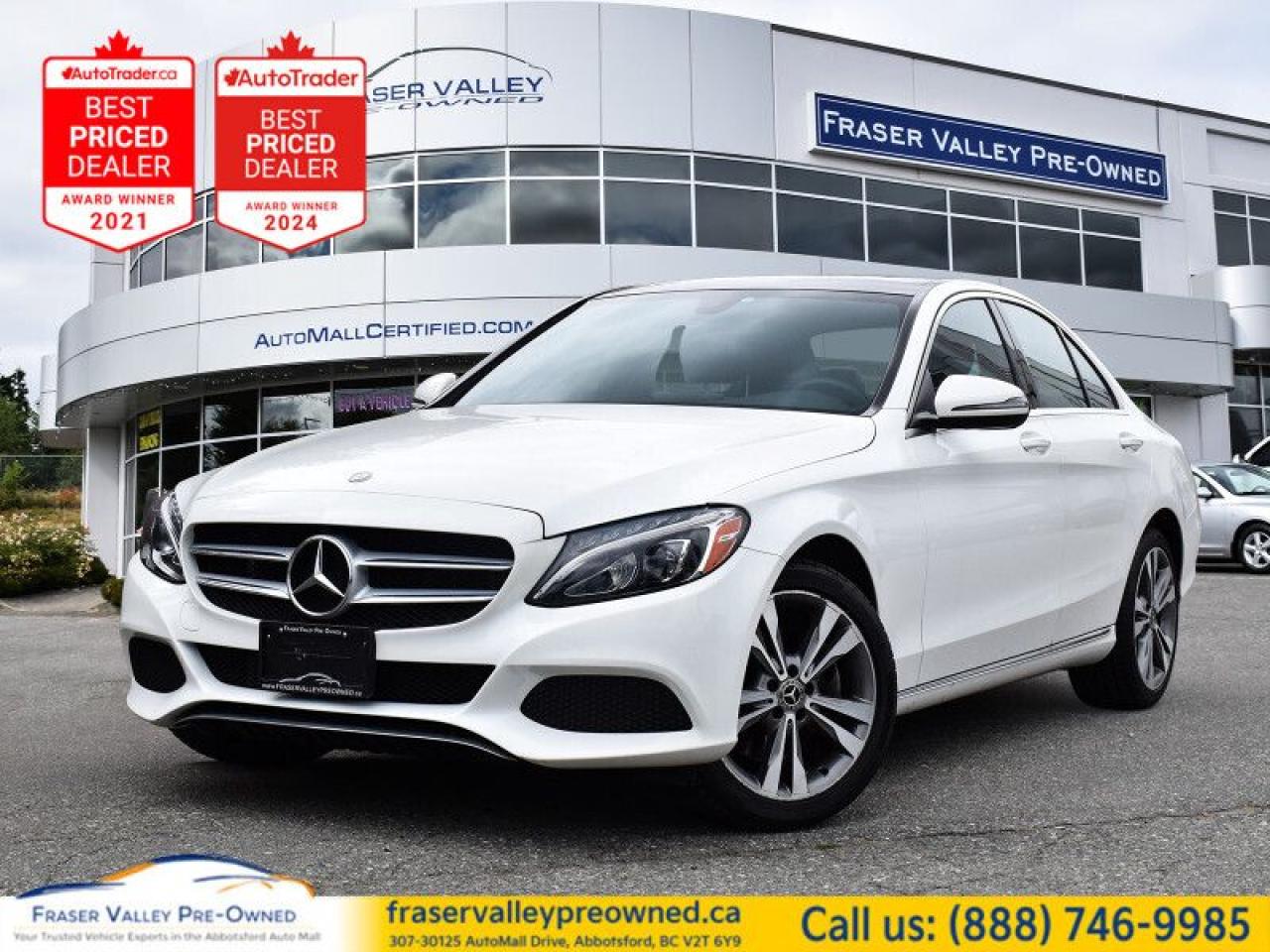 Used 2017 Mercedes-Benz C-Class C 300  - $140.21 /Wk - Low Mileage for sale in Abbotsford, BC
