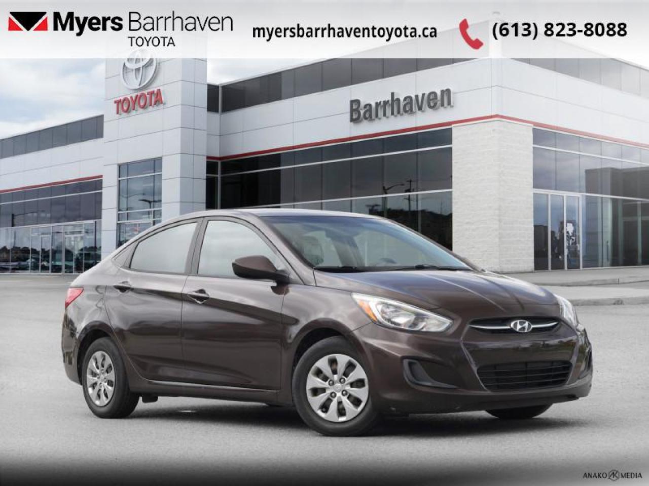 Used 2016 Hyundai Accent GL  - Bluetooth -  Heated Seats - $118 B/W for sale in Ottawa, ON