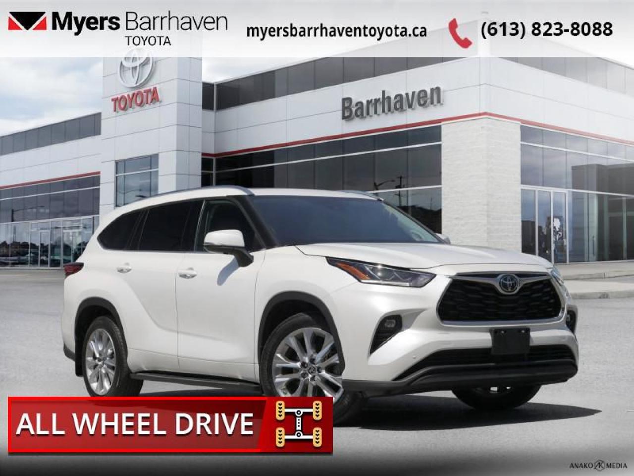 Used 2022 Toyota Highlander Limited  - Sunroof -  Leather Seats - $401 B/W for sale in Ottawa, ON