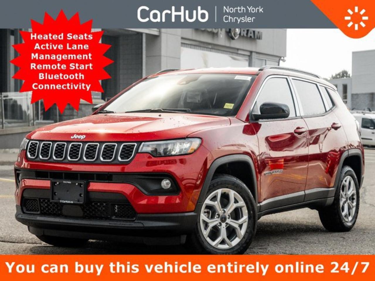 New 2025 Jeep Compass North 4x4 Heated Seats Active Lane Management Remote Start for sale in Thornhill, ON