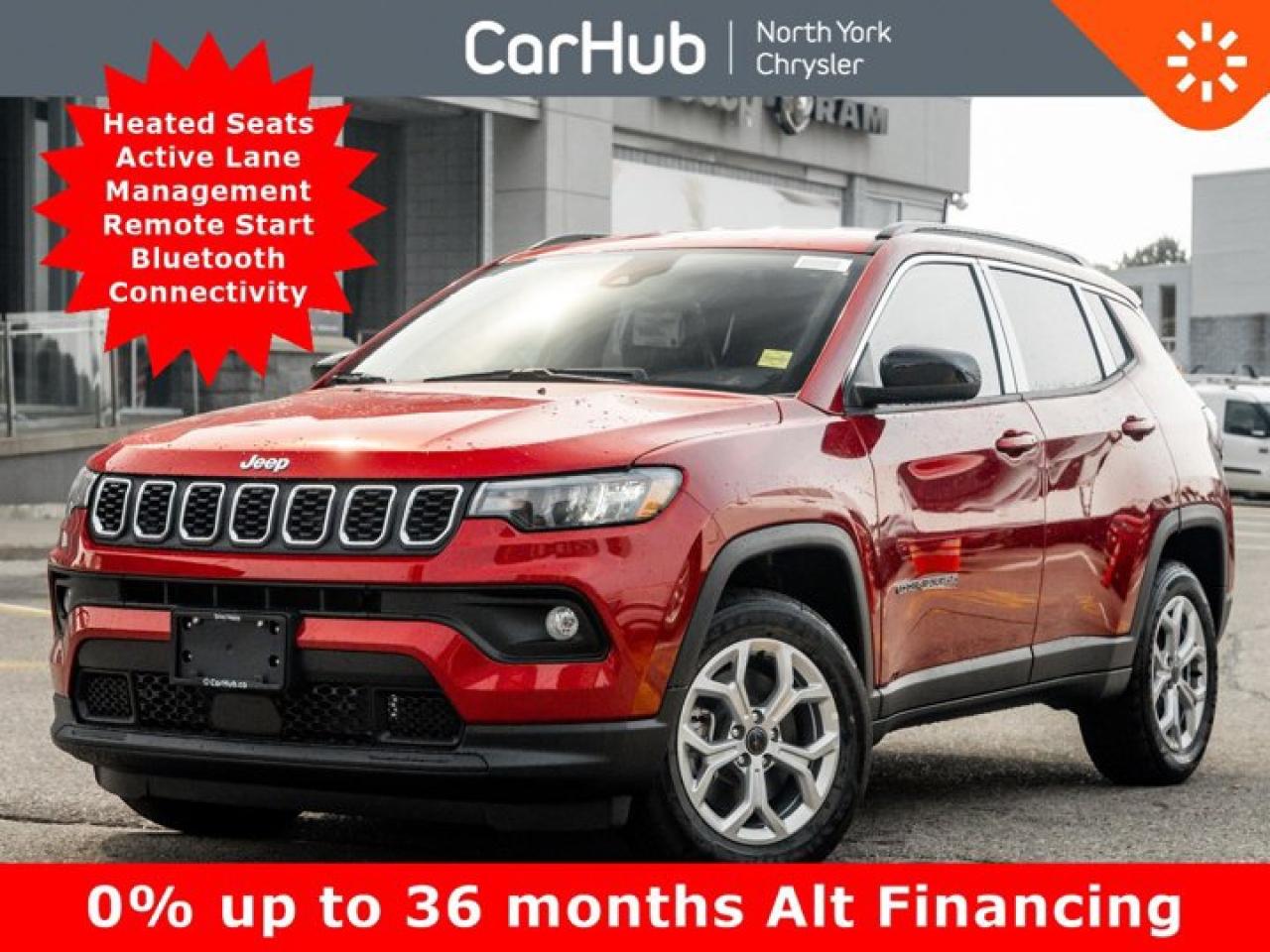 This Jeep Compass is ready for adventure! It boasts a Intercooled Turbo Regular Unleaded I-4 2.0 L/122 engine powering this Automatic transmission. WHEELS: 17 X 7 ALUMINUM (STD), TRANSMISSION: 8-SPEED AUTOMATIC (STD), TIRES: 225/60R17 BSW AS (STD). Our advertised prices are for consumers (i.e. end users) only.

 

JANUARY SPECIAL:
0% Alternative Financing available up to 36 months oac in lieu of manufacturer rebates 

 

This Jeep Compass Features the Following Options
 Heated Seats Active Lane Management Remote Start Drowsy Driver Alert Multi-Media Controls Heated Steering Wheel Wi-Fi Connectivity
QUICK ORDER PACKAGE 29J NORTH -inc: Engine: 2.0L DOHC I-4 DI Turbo w/ESS, Transmission: 8-Speed Automatic , RED HOT PEARL, ENGINE: 2.0L DOHC I-4 DI TURBO W/ESS (STD), BLACK, PREMIUM CLOTH/VINYL BUCKET SEATS, Vinyl Door Trim Insert, UConnect 5 w/Seek-Scan, Clock, Aux Audio Input Jack, Steering Wheel Controls and Uconnect External Memory Control, Transmission w/Driver Selectable Mode and Autostick Sequential Shift Control, Towing Equipment -inc: Trailer Sway Control, Strut Front Suspension w/Coil Springs, Streaming Audio.

 
The best selection of new Chrysler, Dodge, Jeep and Ram at CarHub.
 

Drive Happy with CarHub

*** All-inclusive, upfront prices -- no haggling, negotiations, pressure, or games

*** Purchase or lease a vehicle and receive a $1000 CarHub Rewards card for service.

*** All available manufacturer rebates have been applied and included in our new vehicle sale price

*** Purchase this vehicle fully online on CarHub websites

 

Transparency Statement
Online prices and payments are for finance purchases -- please note there is a $850 finance/lease fee. Cash purchases for used vehicles have a $2,350 surcharge (the finance price + $2,350), however cash purchases for new vehicles only have tax and licensing extra -- no surcharge. NEW vehicles priced at over $100,000 including add-ons or accessories are subject to the additional federal luxury tax. While every effort is taken to avoid errors, technical or human error can occur, so please confirm vehicle features, options, materials, and other specs with your CarHub representative. This can easily be done by calling us or by visiting us at the dealership. CarHub used vehicles come standard with 1 key. If we receive more than one key from the previous owner, we include them with the vehicle. Additional keys may be purchased at the time of sale. Ask your Product Advisor for more details. Payments are only estimates derived from a standard term/rate on approved credit. Terms, rates and payments may vary. Prices, rates and payments are subject to change without notice. Please see our website for more details.