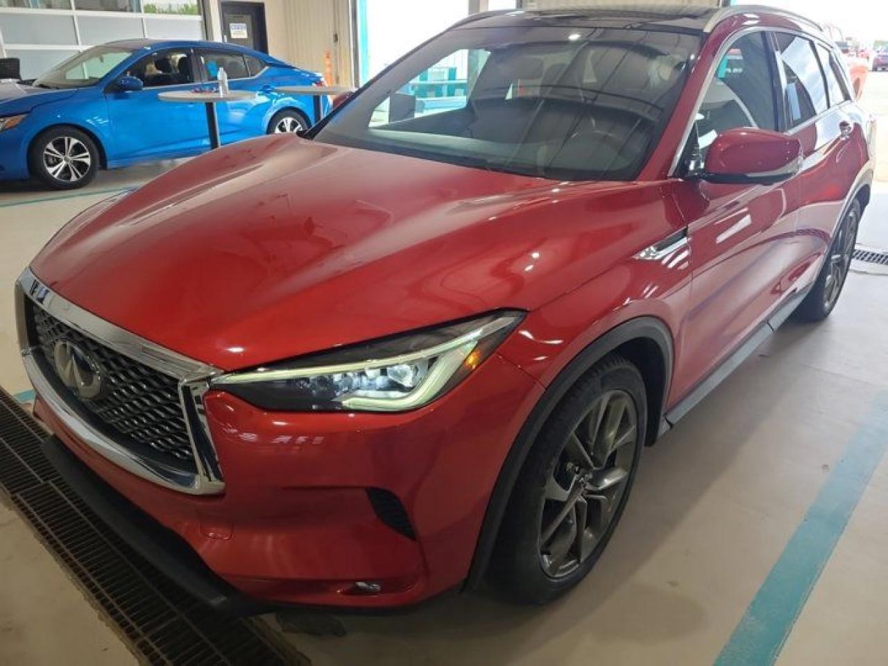 Used 2020 Infiniti QX50 Sensory AWD | Leather | Sunroof | Nav | Cooled + Heated Seats | Adaptive Cruise | Bose Audio & More! for sale in Guelph, ON