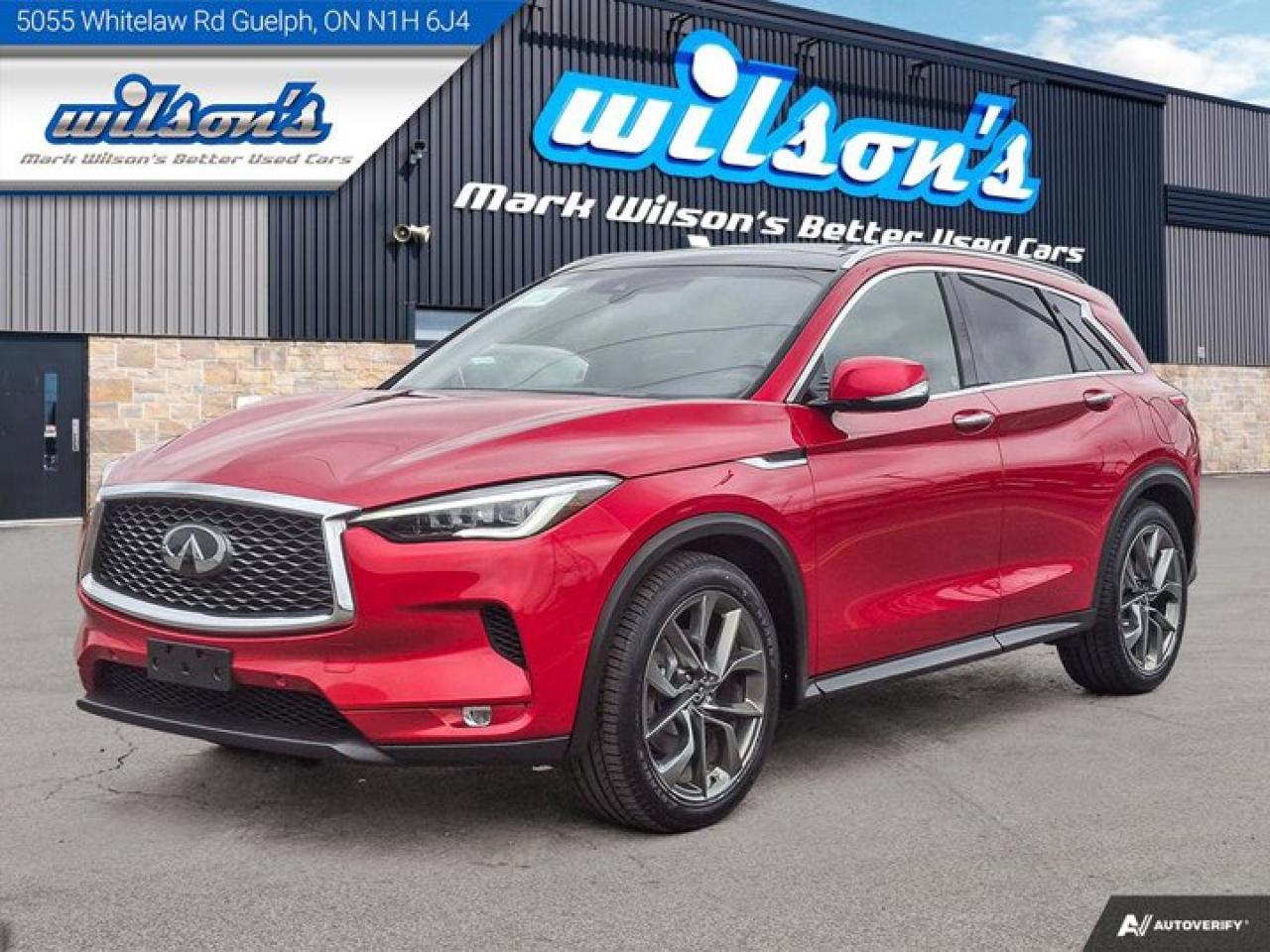 Used 2020 Infiniti QX50 Sensory AWD | Leather | Sunroof | Nav | Cooled + Heated Seats | Adaptive Cruise | New Tires | for sale in Guelph, ON