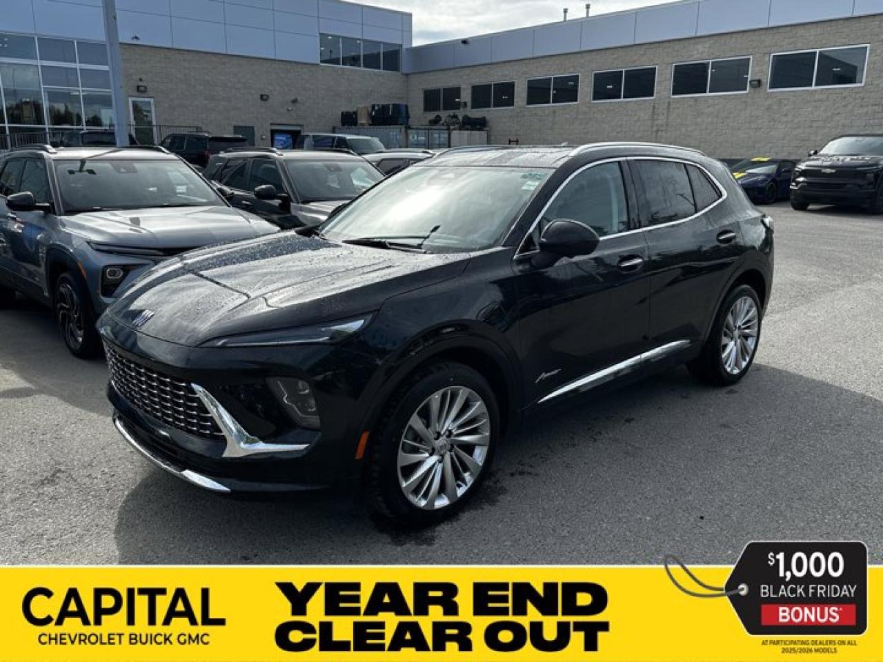 This Buick Envision delivers a Turbocharged Gas I4 2.0L/- TBD  engine powering this Automatic transmission. ENGINE, 2.0L TURBO, 4-CYLINDER, SIDI (228 hp [170 kW] @ 5000 rpm, 258 lb-ft of torque [350 N-m] @ 1500-4000 rpm) (STD), Wireless charging, Wireless Apple CarPlay/Wireless Android Auto.*This Buick Envision Comes Equipped with These Options *Wiper, rear intermittent, Windows, remote Express-Down, all windows, Windows, power, rear with Express-Down, Window, power with front passenger Express-Up and Down, Window, power with driver Express-Up and Down, Wi-Fi Hotspot capable (Terms and limitations apply. See onstar.ca or dealer for details.), Wheels, 20 (50.8 cm) alloy with Pearl Nickel finish and Sterling Silver centre cap, Wheel, 17 (43.2 cm) steel spare, USB ports, front lower console, dual, charge-only, USB Ports, 2, Charge/Data ports located on instrument panel.* Stop By Today *Live a little- stop by Capital Chevrolet Buick GMC Inc. located at 13103 Lake Fraser Drive SE, Calgary, AB T2J 3H5 to make this car yours today!