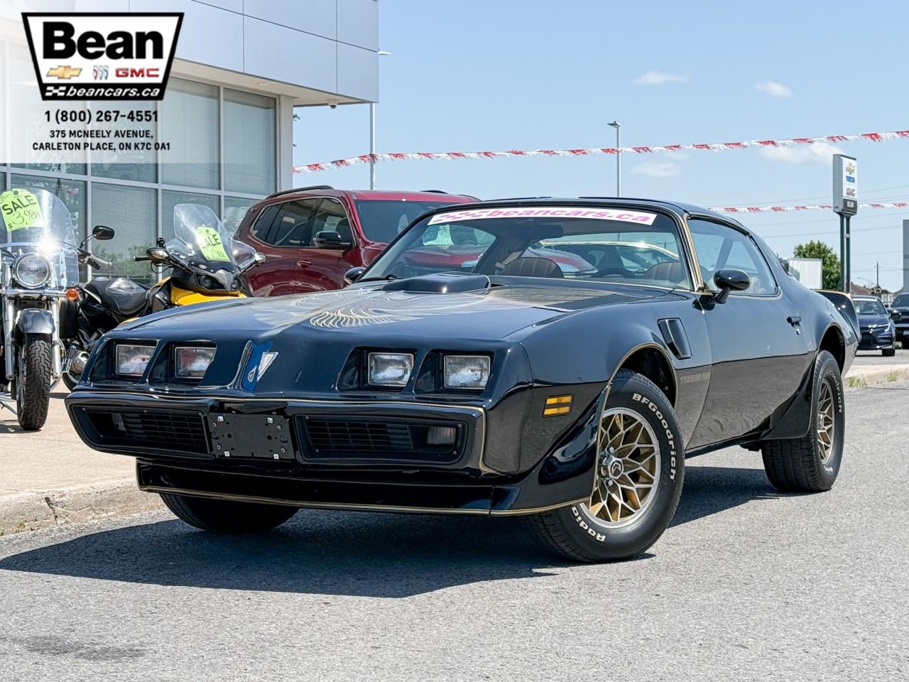 Used 1981 Pontiac Firebird Trans Am T-TOPS AUTO 1981 PONTIAC FIREBIRD TRANS AM, 350 CRATE ENGINE, POWER WINDOWS, ANALOG GAUGES AND RADIO, AUTOMATIC for sale in Carleton Place, ON