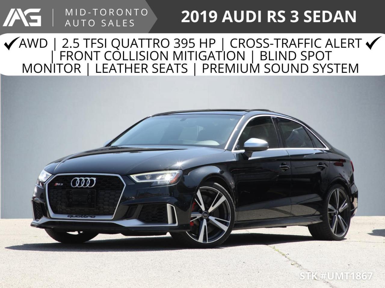 Used 2019 Audi RS 3  for sale in North York, ON