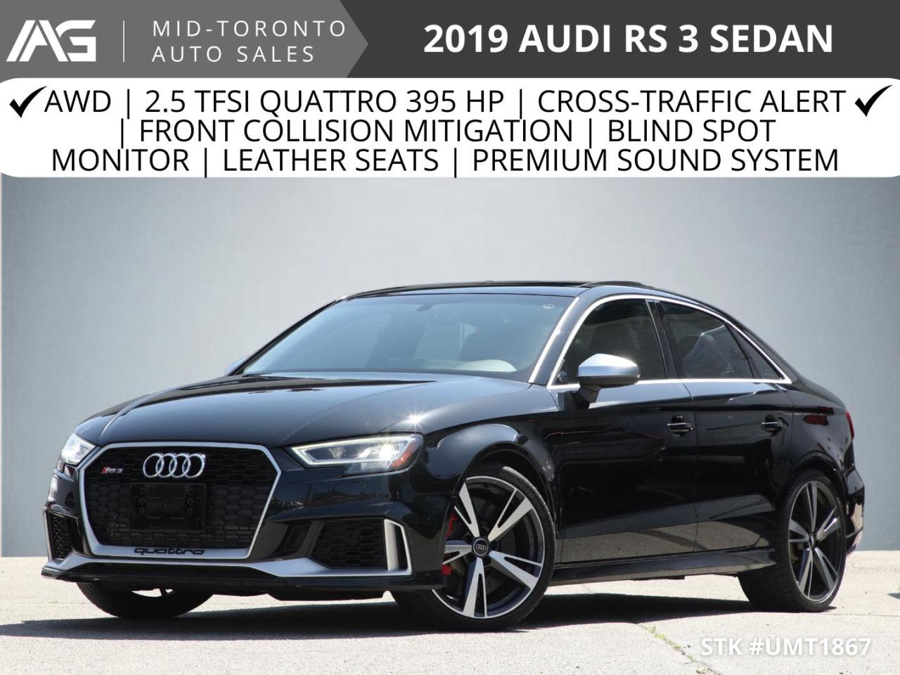 Used 2019 Audi RS 3 RS 3 Quattro With 394 Hp! for sale in North York, ON