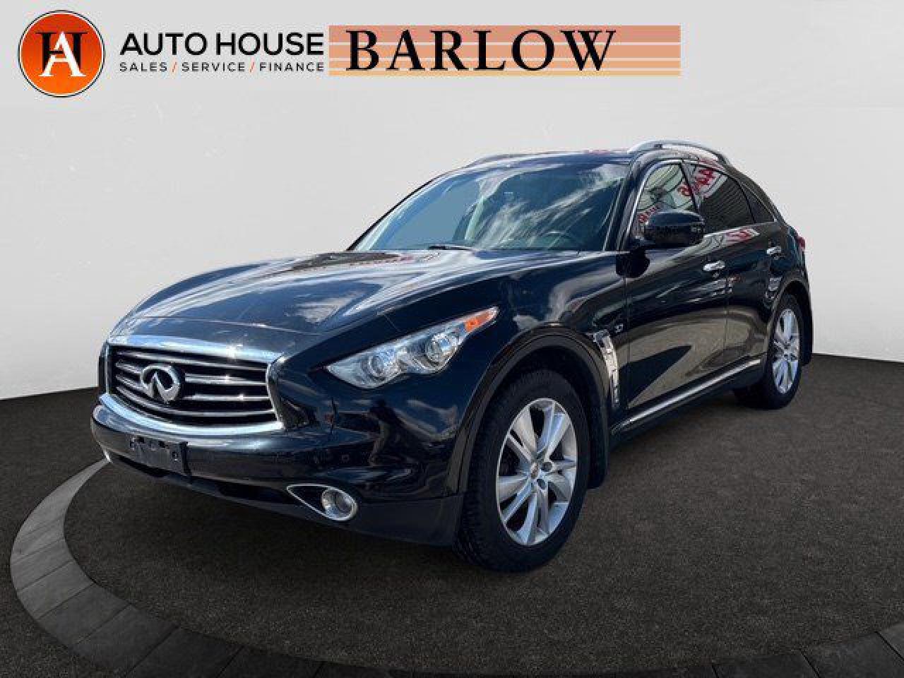 Used 2014 Infiniti QX70 Premium NAVIGATION HEATED LEATHER SEATS DRIVE MODES PADDLE SHIFTER PUSH BUTTON START  BLUETOOTH for sale in Calgary, AB