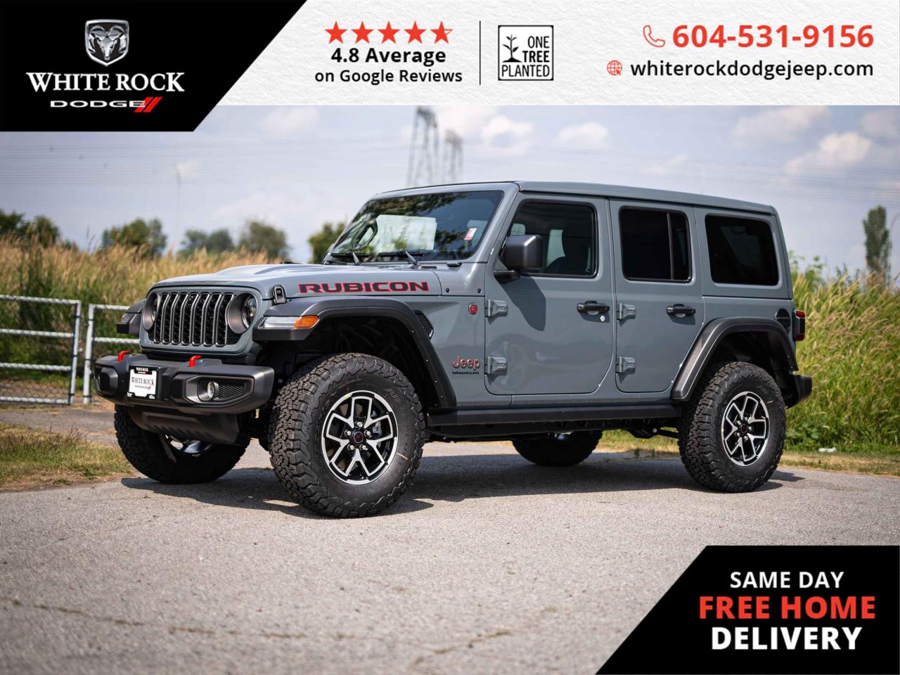 New 2025 Jeep Wrangler RUBICON for sale in Surrey, BC