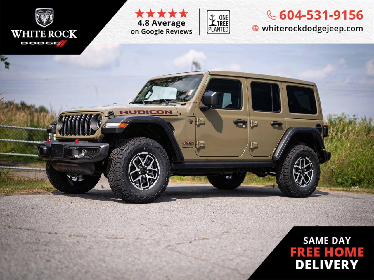 New 2025 Jeep Wrangler RUBICON for sale in Surrey, BC