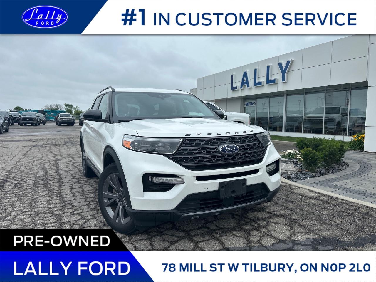 Used 2022 Ford Explorer XLT Moonroof, Nav, One Owner!! for sale in Tilbury, ON