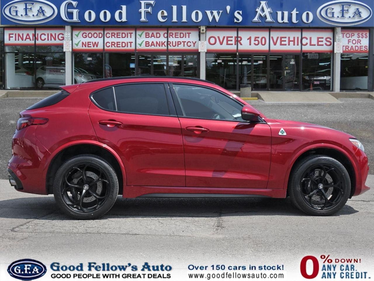 2019 Alfa Romeo Stelvio QUADRIFOGLIO, AWD,  LEATHER & SUEDE SEATS, POWER S - Photo #3