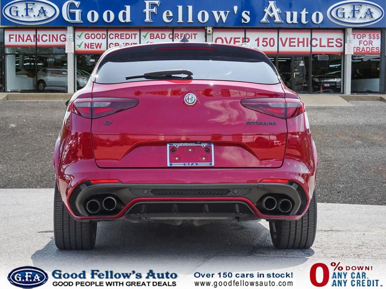 2019 Alfa Romeo Stelvio QUADRIFOGLIO, AWD,  LEATHER & SUEDE SEATS, POWER S - Photo #4