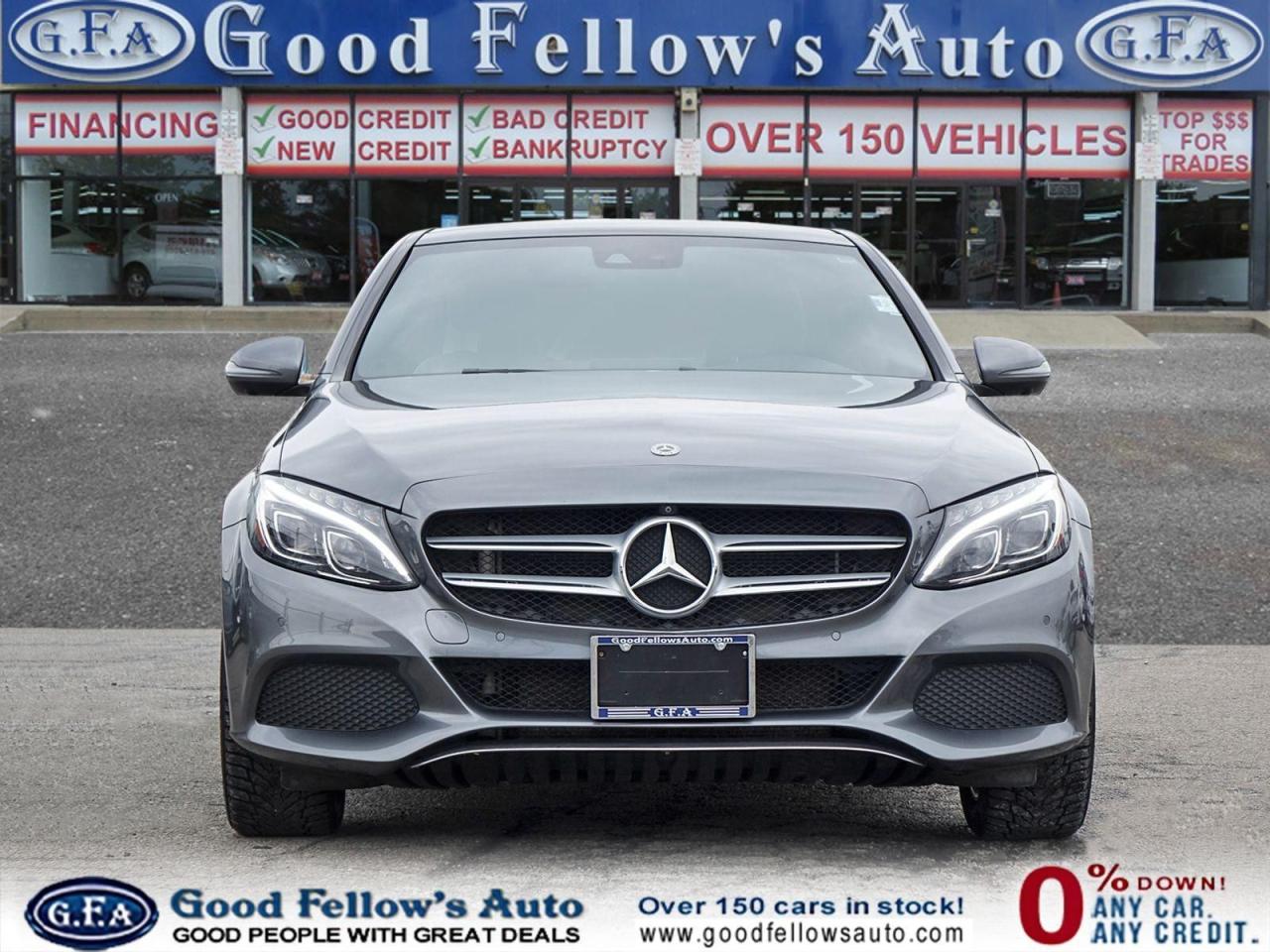 2018 Mercedes-Benz C-Class 4MATIC, LEATHER SEATS, PANORAMIC ROOF, NAVIGATION, - Photo #2