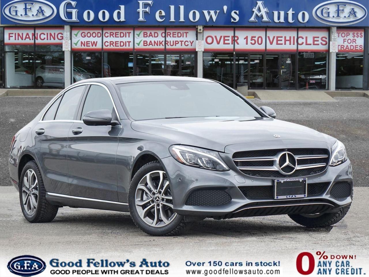2018 Mercedes-Benz C-Class 4MATIC, LEATHER SEATS, PANORAMIC ROOF, NAVIGATION, - Photo #1